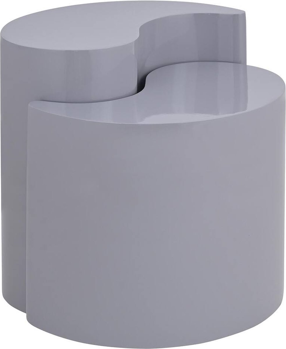Goossens Yin Bijzettafel - Metaal - 48 x 51 x 30 cm - Rond