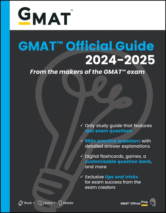 GMAT Official Guide 2024-2025: Book + Online Question Bank - cover