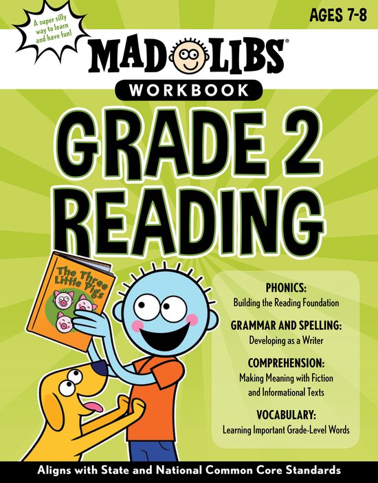 Mad Libs Workbook Grade 2 Reading Mad Libs Workbooks - cover