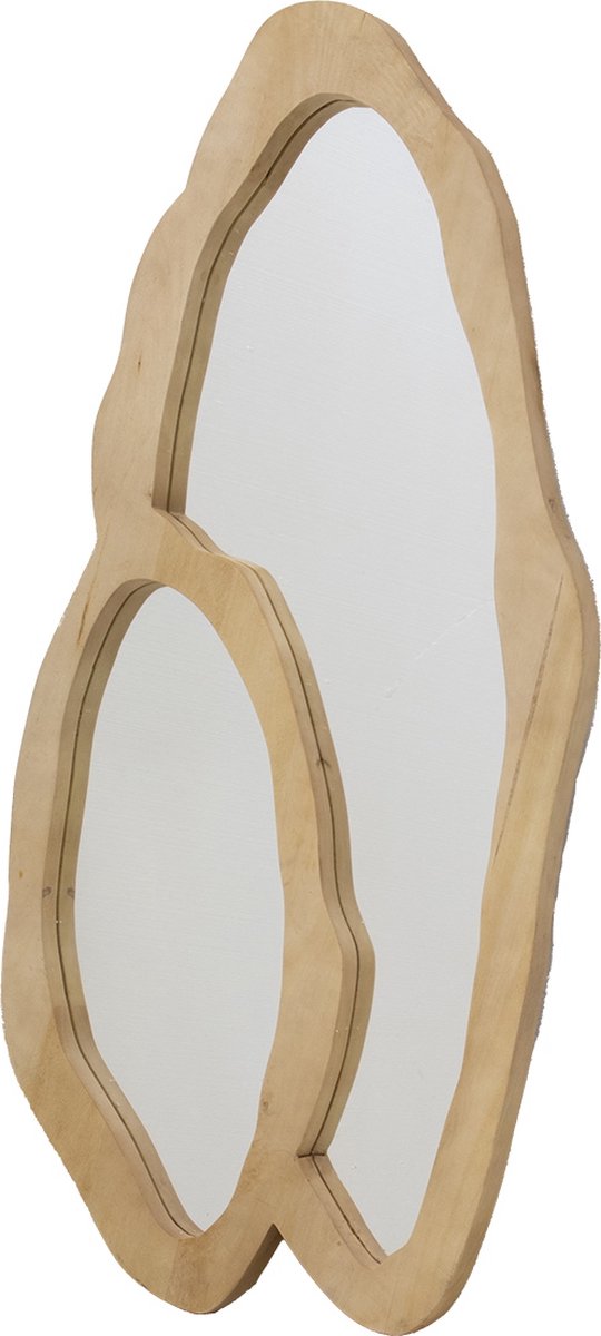 Giga Meubel Spiegel Christa - Organisch - Naturel - 110cm