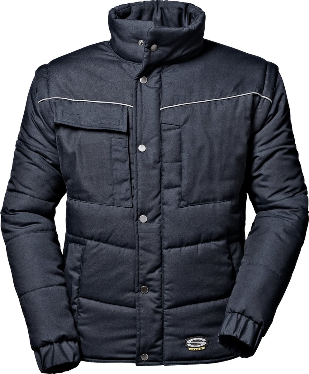 SIR SAFETY THERMO MULTI POCKET Pilot Jack Werkjas HEREN Veiligheidsjas Marineblauw - Reflecterend - Afneembare Mouwen - Meerdere Zakken