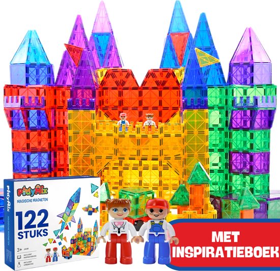 PlayMix Magnetisch Speelgoed - Magnetic Tiles