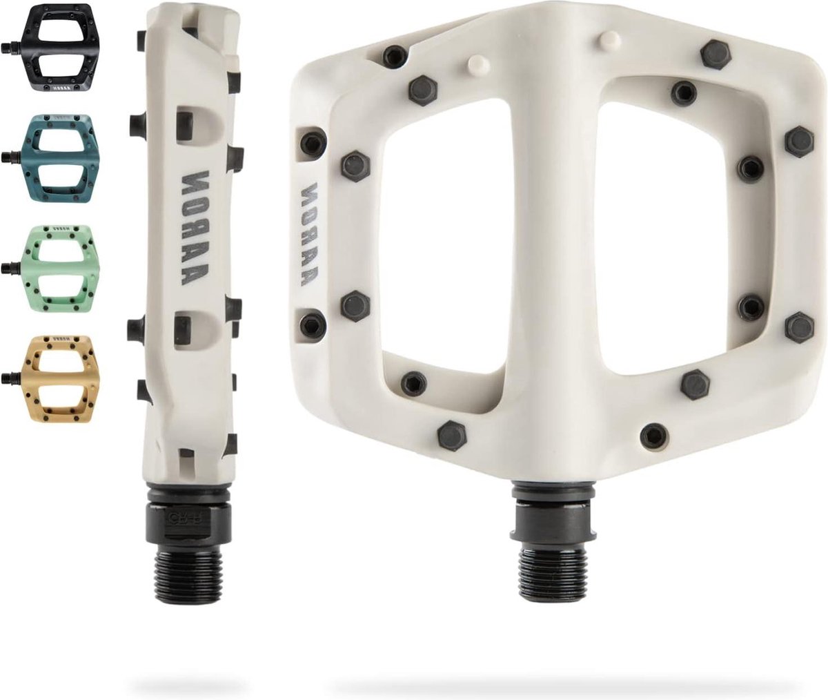 Ultralichte nylonvezel Dirt MTB-pedalen - Afgedichte industriële kogellagers - Antislip - 8 verwisselbare pinnen - Platform pedalen voor dirtbike e-bike - Downhill trekking