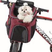 Bovista Fietsmand Hond - Hondenmand Fiets - Voorop - Fietstas Hond - Hondenfietsmand - Rood