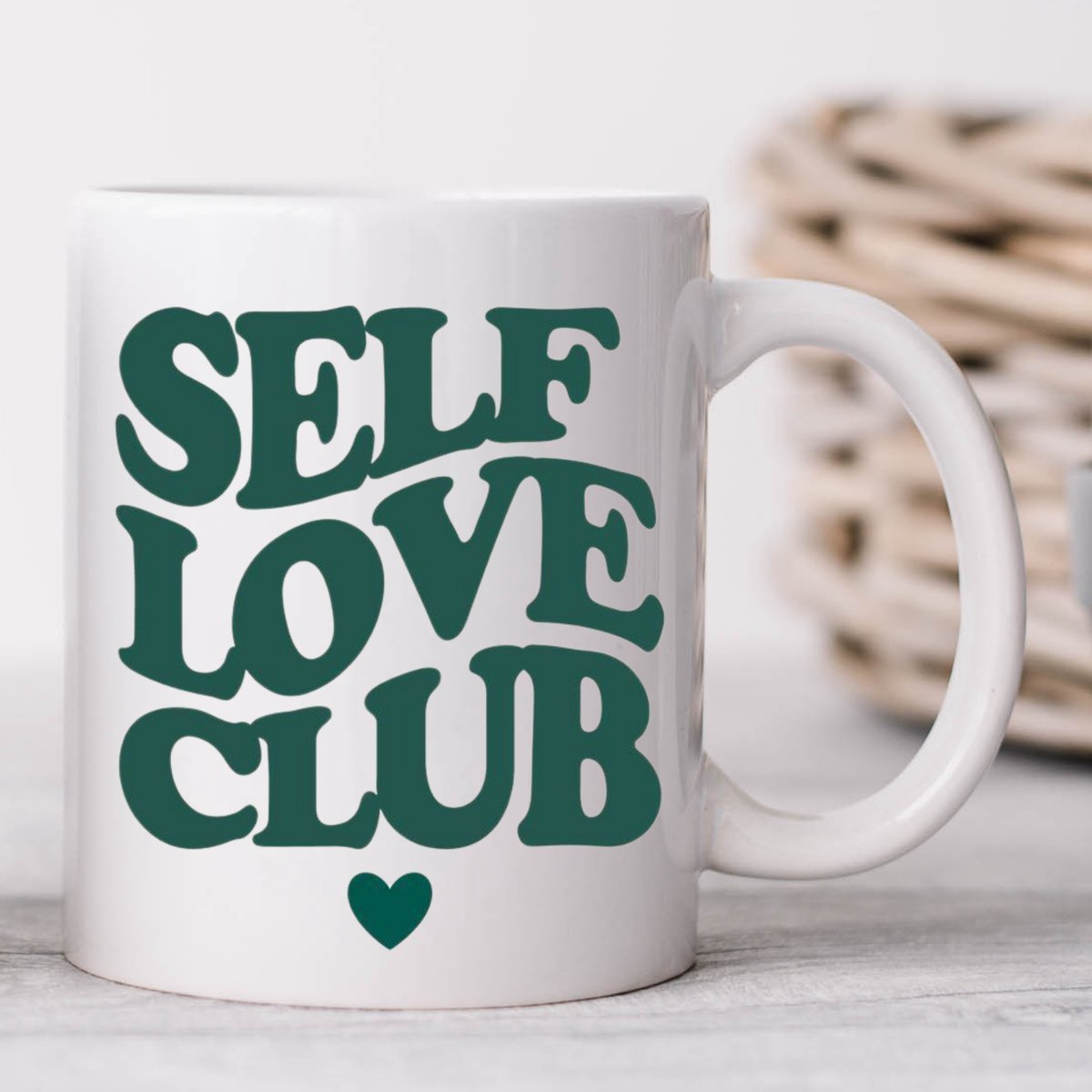 Self Love Club - Valentijn cadeautje voor hem - Valentijn cadeautje voor haar - Valentijnsdag - Verjaardag cadeau - Cadeau voor man - Cadeau voor vrouw - Grappige - Koffie mok