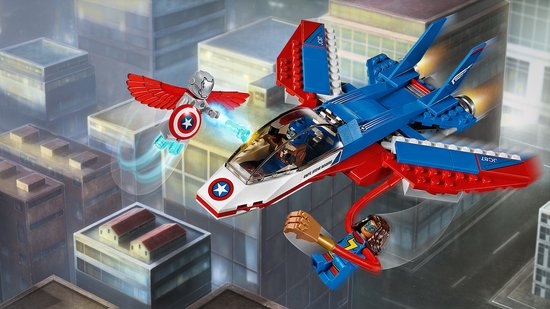 Lego Super Heroes 76076 Captain America Jet Achtervolging bol