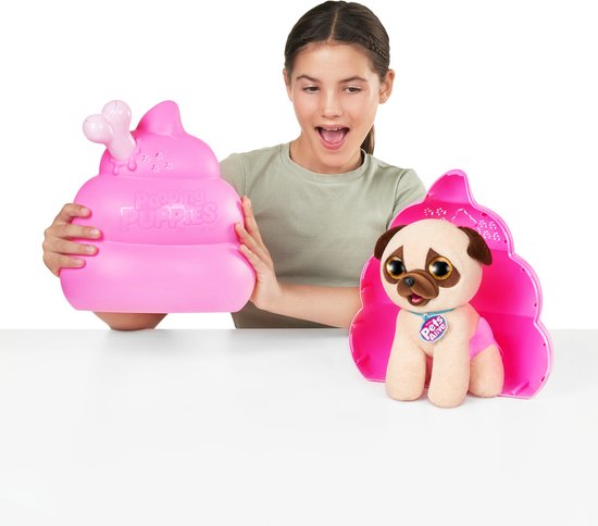 ZURU - Pets Alive - Pooping Puppies - 27cm - Pugs | bol