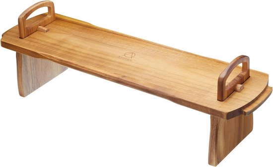 MALACASA Bandeja de Servir de Porcelana, Juego de 4 Piezas, Bandeja Rectangular Grande para Buffet, Sushi, Tartas, Aperitivos En Casa/Restaurante, 30 X 18 Cm, Color Gris Mármol