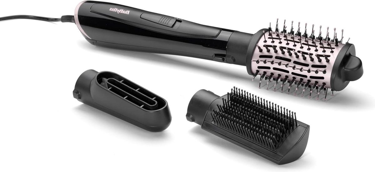 Air Brush Style Smooth 1000W Föhnborstel drogen gladmaken volume toevoegen kammen anti-frizz ionen technologie