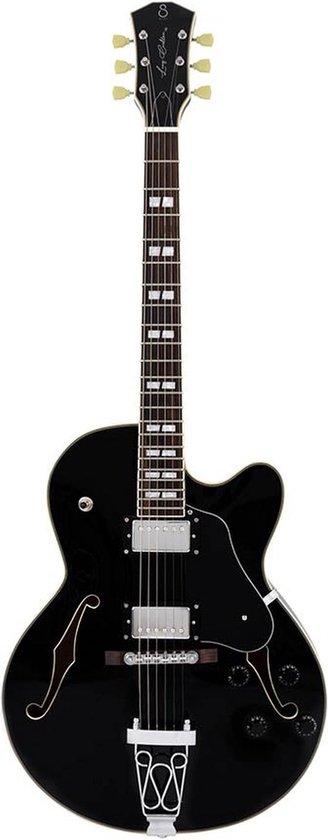 Sire Guitars H7F/BK Elektrische archtop gitaar, zwart