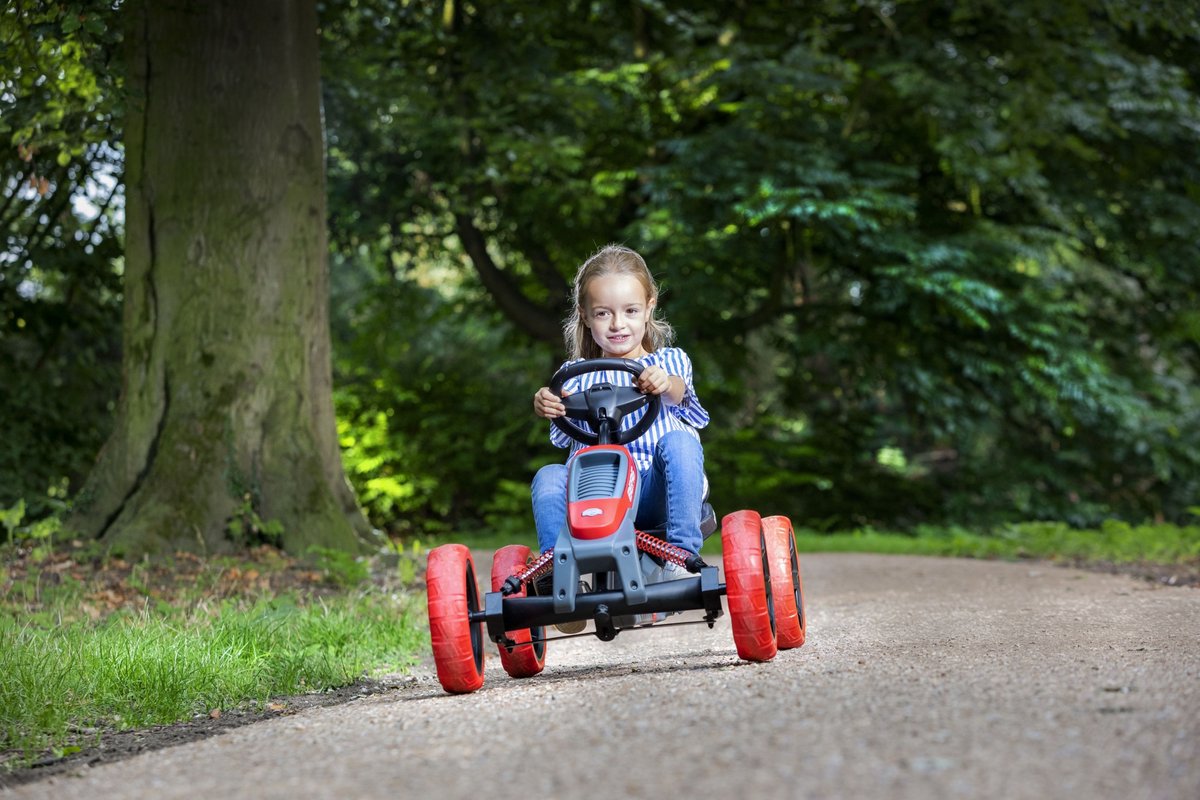 BERG Reppy Rebel Skelter - Verstelbare Stoel - Met soundbox - 2,5+ Jaar - Grijs/Rood — afbeelding 7