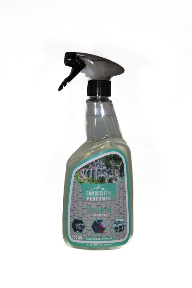 Goedkoopste Swiss Clean | Valais, Fruitig | Interior Autoparfum | Interieur parfum | 750 ML | Cleaner | Interior geur auto spray