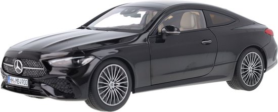 Maquette MERCEDES CLE Coupé 2024 Noire - Échelle 1:18 - Norev Réf. 183937 - Neuf