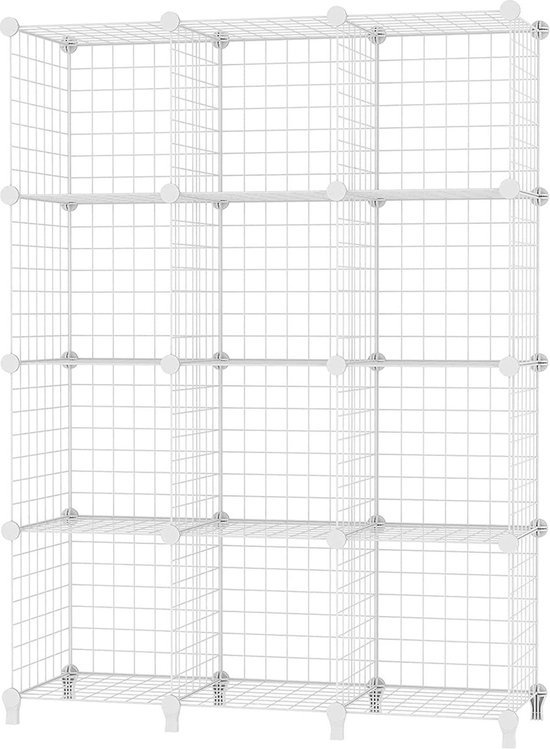 AWTATOS Cube de Rangement empilable en Plastique pour Chambre à Coucher, Bureau