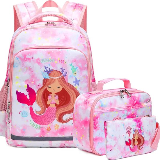 Sac a dos Kids resistant a l eau et leger Set de cartable d ecole primaire avec sac. bol