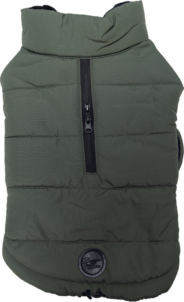 DbL Zhanti - Hondenjas - 20 cm - Groen - Extra small