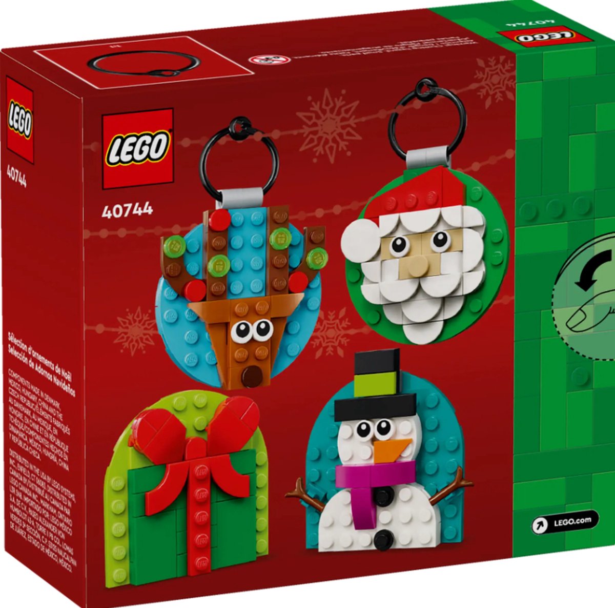 LEGO Schattige kerstversieringen Kerstdecoratie Om te Knutselen voor Kinderen 40744 — afbeelding 16