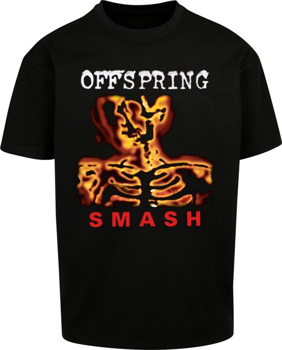 Merchcode The Offspring - T-shirt surdimensionné Smash pour hommes - M - Zwart