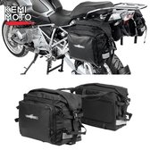 2 Sacoches De Selle Moto ROCKBROS 62L - Étanches, Réfléchissantes - Pour Voyage Et Randonnée