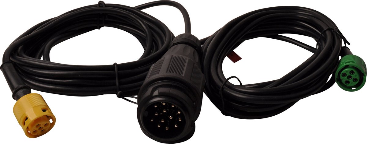 Aspock kabel 13 polig 5 meter bajonet 5-polig