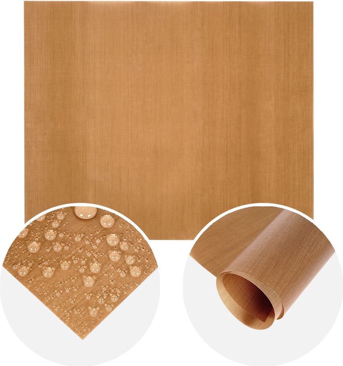 Bakmat Teflon 40x33 cm - Ovenmat - Deegmat - Bakken - Koken - Oven Bak Mat