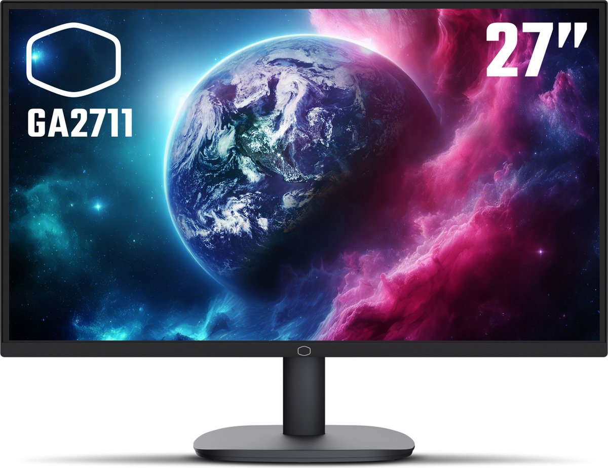 Cooler Master Gaming GA2711 computer monitor 68,6 cm (27 ) 2560 x 1440 Pixels Quad HD LCD Zwart