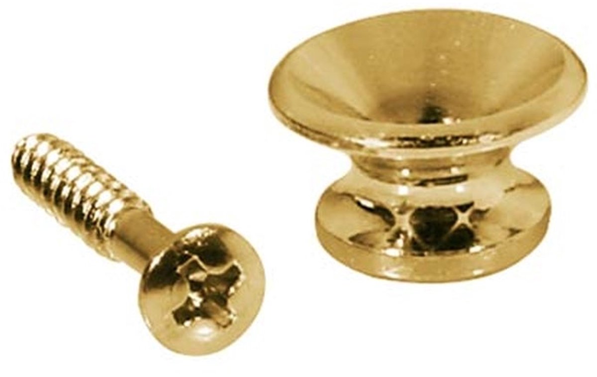 Boston EP-L-G Gouden Strap Buttons - 14mm, 2-pack