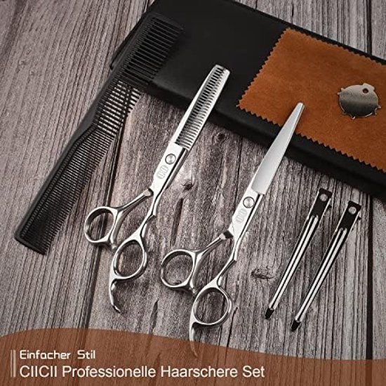 Professionele 6,5" Haarschaar (Haar Schaar slijpen & Precies Scharen) voor Haar Snijden Ideaal Kapsel Kappersscharen voor Mannen en Vrouwen