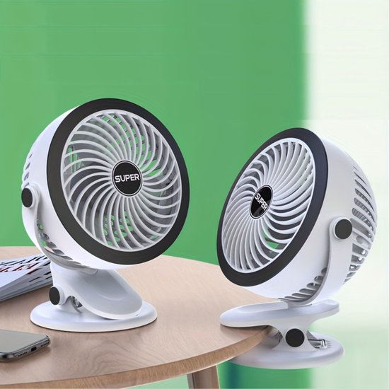 Draagbare airconditionventilator, USB-aangedreven luchtkoeler