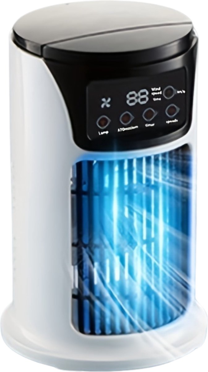 Bovista Ventilator Staand - Ventilatoren - Tafelventilator - Statief - Extra Verkoelend - Aircooler - Cooling Fan - Cooler - Wit