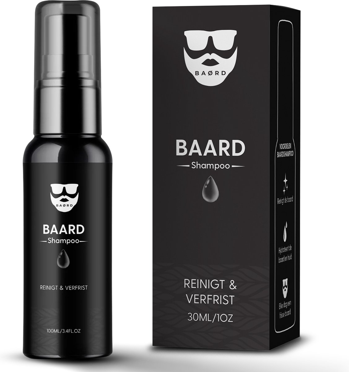 Goedkoopste BAØRD Baardshampoo 100ml – Baard Shampoo – Baardzeep - Beard Wash – Baardreiniger – Baardgroei – Barber – Baardverzorging – Reiniger – Verzorging – Gezichtsreiniger Mannen