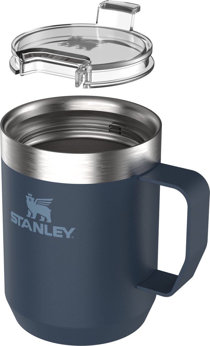 Stanley 1913 Classic Legendary Camp Mug 0.23L - Houdt 1 Uur Warm - Vacuüm Geïsoleerde Camping Mok - BPA-Vrij - Vaatwasserbestendig - Roestvrijstalen Thermosbeker - Hammertone Green Stanley 1913 Classic Legendary Camp Mug 0.23L - Houdt 1 Uur Warm - Vacuüm Geïsoleerde Camping Mok - BPA-Vrij - Vaatwasserbestendig - Roestvrijstalen Thermosbeker - Hammertone Green
