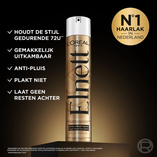 L'Oréal Paris Elnett Satin - Extra Sterke Fixatie Haarlak - 300ml