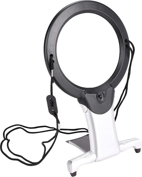 Bureaulamp met vergrootglas en 80 LEDs ZD-129A