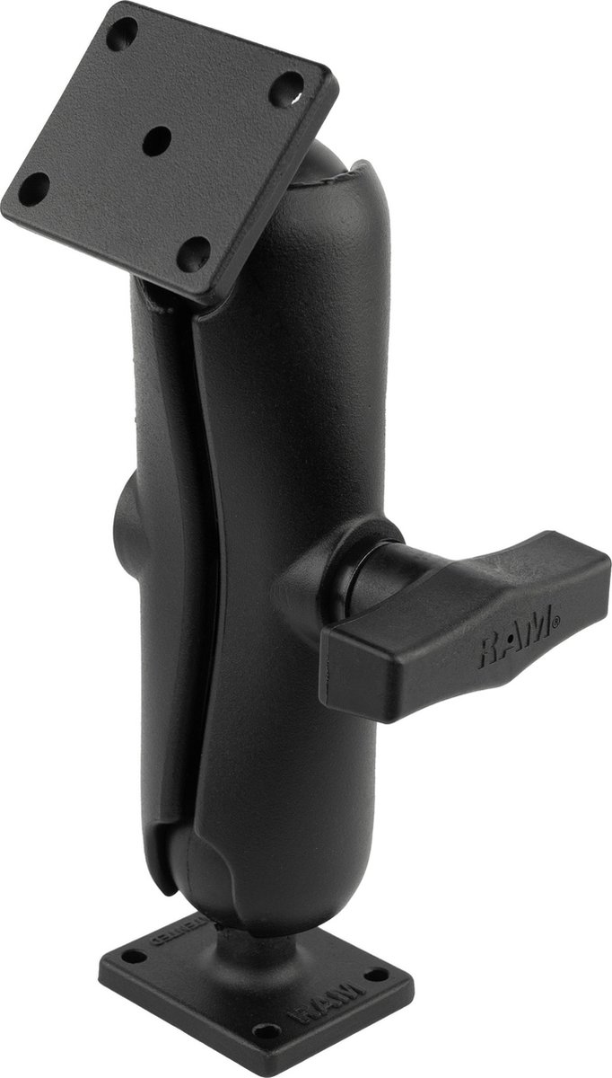 Dubbele kogelbevestiging met rechthoekige AMPS-platen - C-maat medium RAM-141U