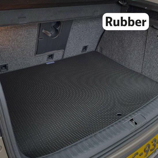 Tapis de coffre Tip-it Velours / Caoutchouc Skoda Kodiaq 2017 - 2024 - Ajustement parfait - Utilisable des deux kanten