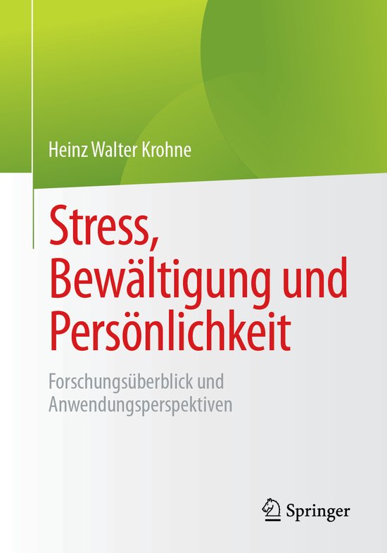 Stress, Bewältigung und Persönlichkeit - cover
