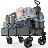 Bol.com YOLO SHOP®-bolderkar opvouwbaar-XXL handkar met uitklapbare achterklep 135L & 200L-opvouwbare handkar opvouwbare vistrol... aanbieding