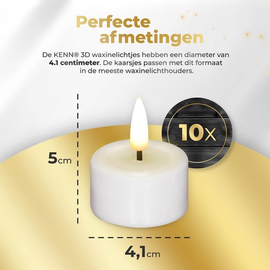Horeca Candles - 100 witte theelichtjes - brandduur 8 uur - geurneutraal - set met 100 theelichtjes - transparante kunststof beker