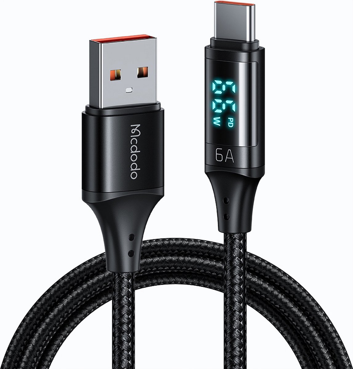 Mcdodo® Usb c naar Usb - Kabel - 66W - Qucik Charge 4.0 - 1 meter
