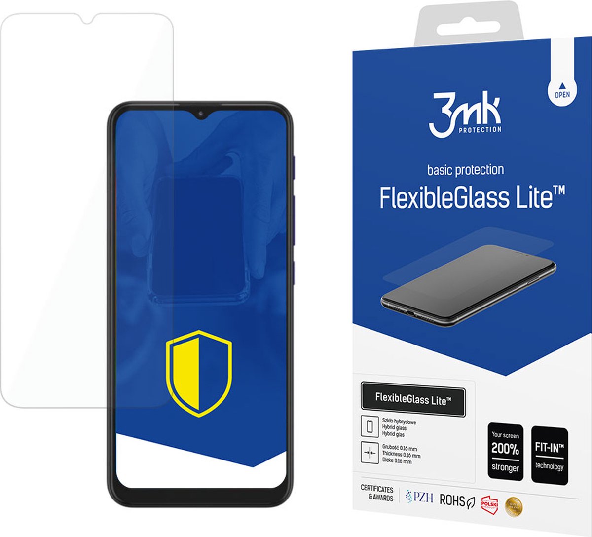 Motorola Moto E7 Power - 3mk FlexibleGlass Lite