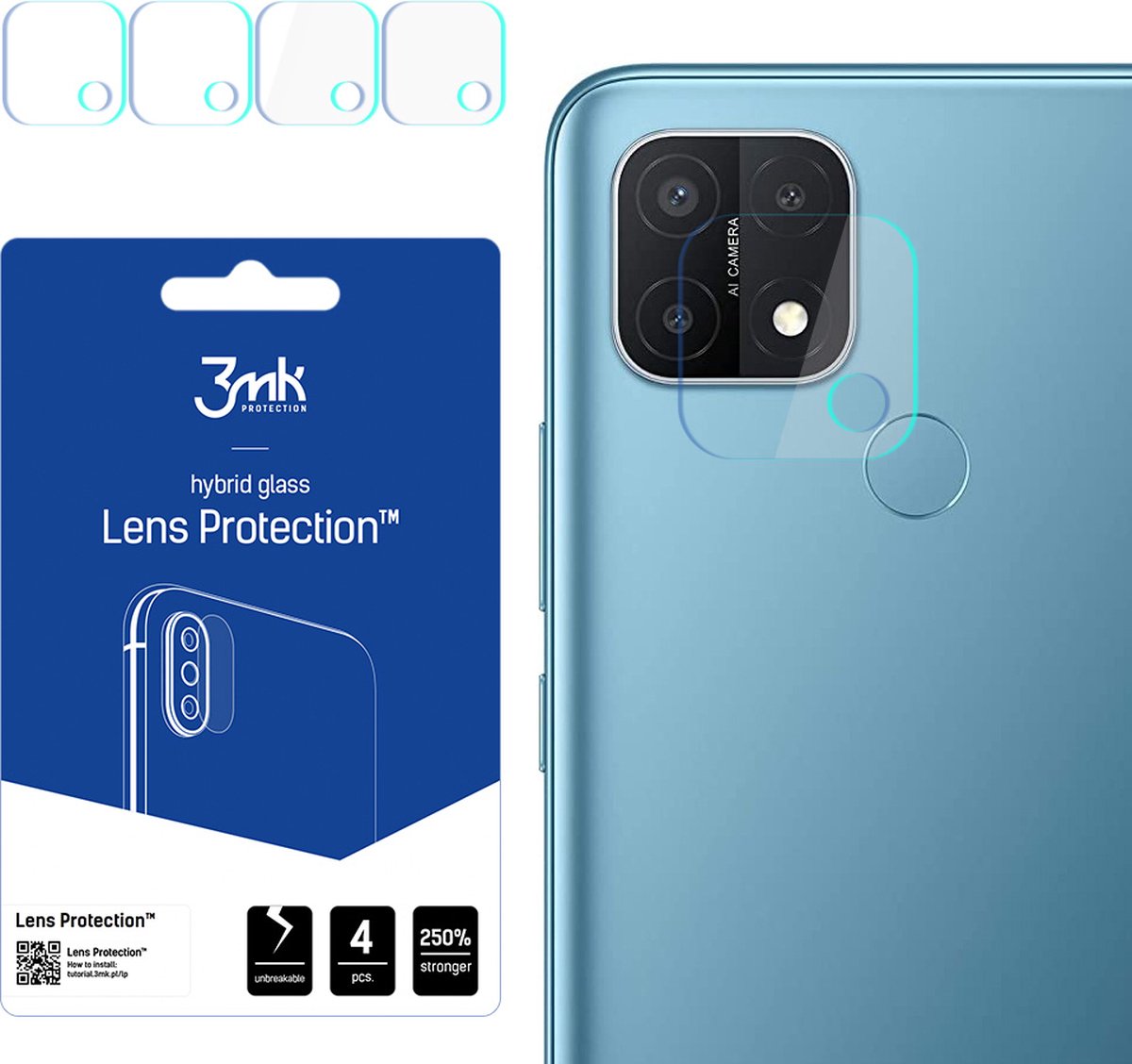 Oppo A35 - 3mk Lens Protection