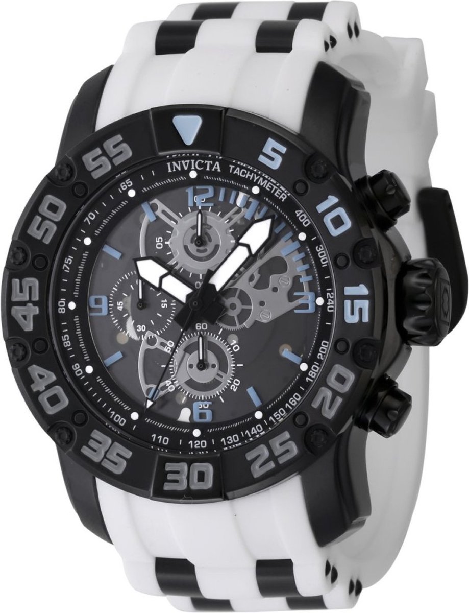 Invicta Racing - JM Limited Edition 48064 Heren Horloge - Waterdicht - Analoog - Quartz Uurwerk - Roestvrij Staal met zwarte