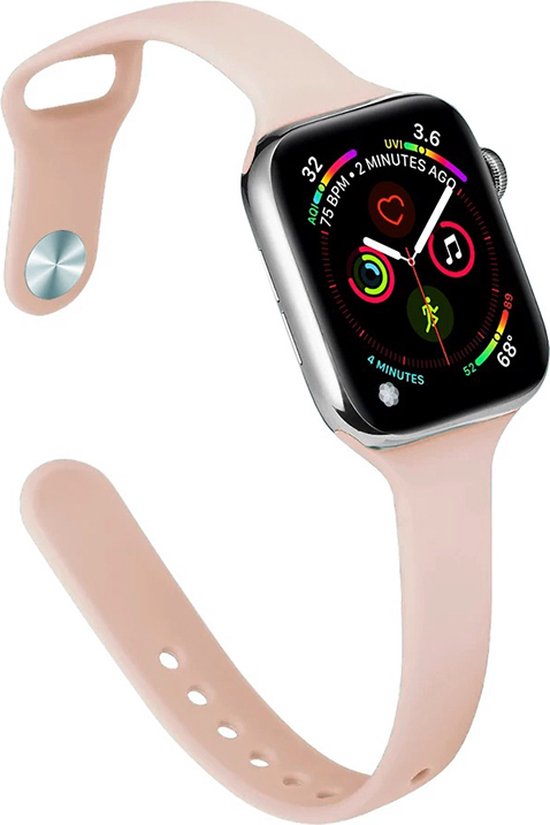 FFO2World Slanke Siliconen bandje Roze Voor 38mm 40mm 41mm