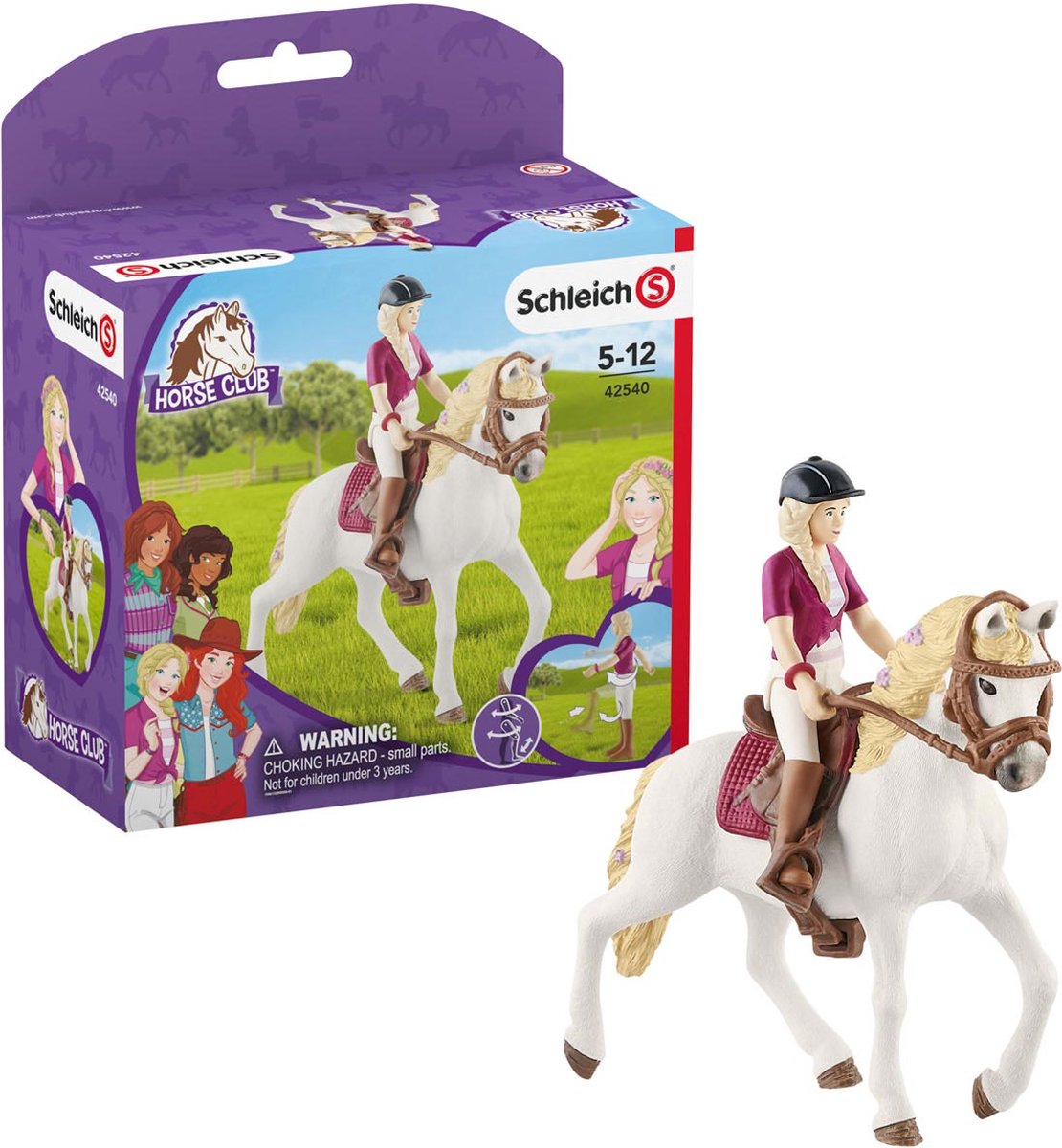 schleich HORSE CLUB Speelfigurenset - Sofia & Blossom - Kinderspeelgoed voor Jongens en Meisjes - vanaf 5 jaar - 42540 — afbeelding 9