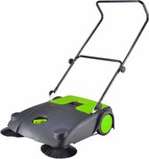 Bol.com Teien Handveegmachine - Veegmachine - Veegwagen - 70 cm Werkbreedte - In Hoogte Verstelbaar aanbieding