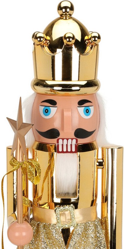 Generisch Notenkraker figuur 12 cm van hout om zelf vorm te geven - set van 6 - kerstfiguur om te beschilderen - kerstfiguur adventsfiguur houten figuur houten soldaat DIY tafel decoratie