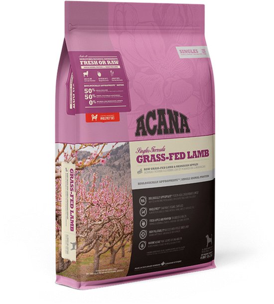 Acana Singles Grass-Fed Lamb Lam&Appel - Hondenvoer - 6 kg