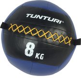 Tunturi Wall Ball - Medicine ball - Functional Training ball - 8kg - Blauw