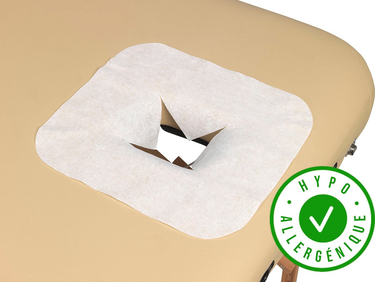 Goedkoopste ZenGrowth® Disposable Facecovers – 200 stuks – Wit – Hypoallergeen – Bescherming voor de massagetafel – Hygiënisch